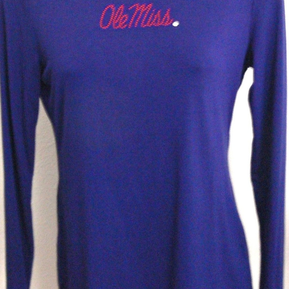 Meesh &Mia Tops - Ole miss Team Spirit Meesh & Mia top Rhinestone M